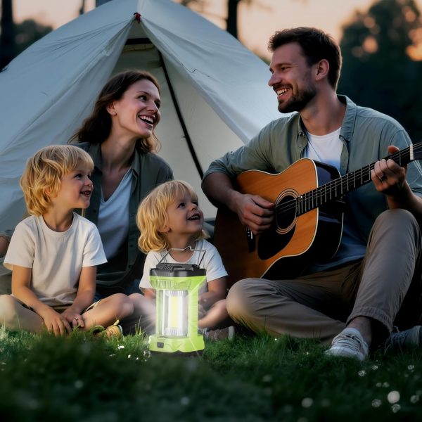 AlpsWolf Camping Lantern Rechargeable, 1000LM 4 Light Modes Camping Light 4000mAh Rechargeable Lantern for Power Outages Portable Camping Lamp Camping Essentials for Emergency, Green, 1 Pack - Image 9